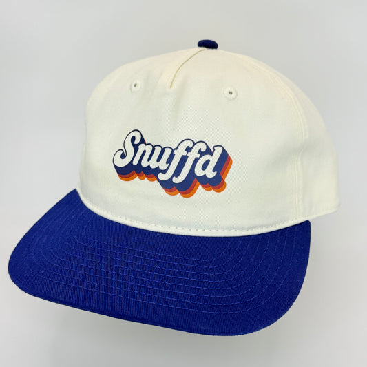 Snuffd Retro Snapback Cap - Tribal Varsity Blue