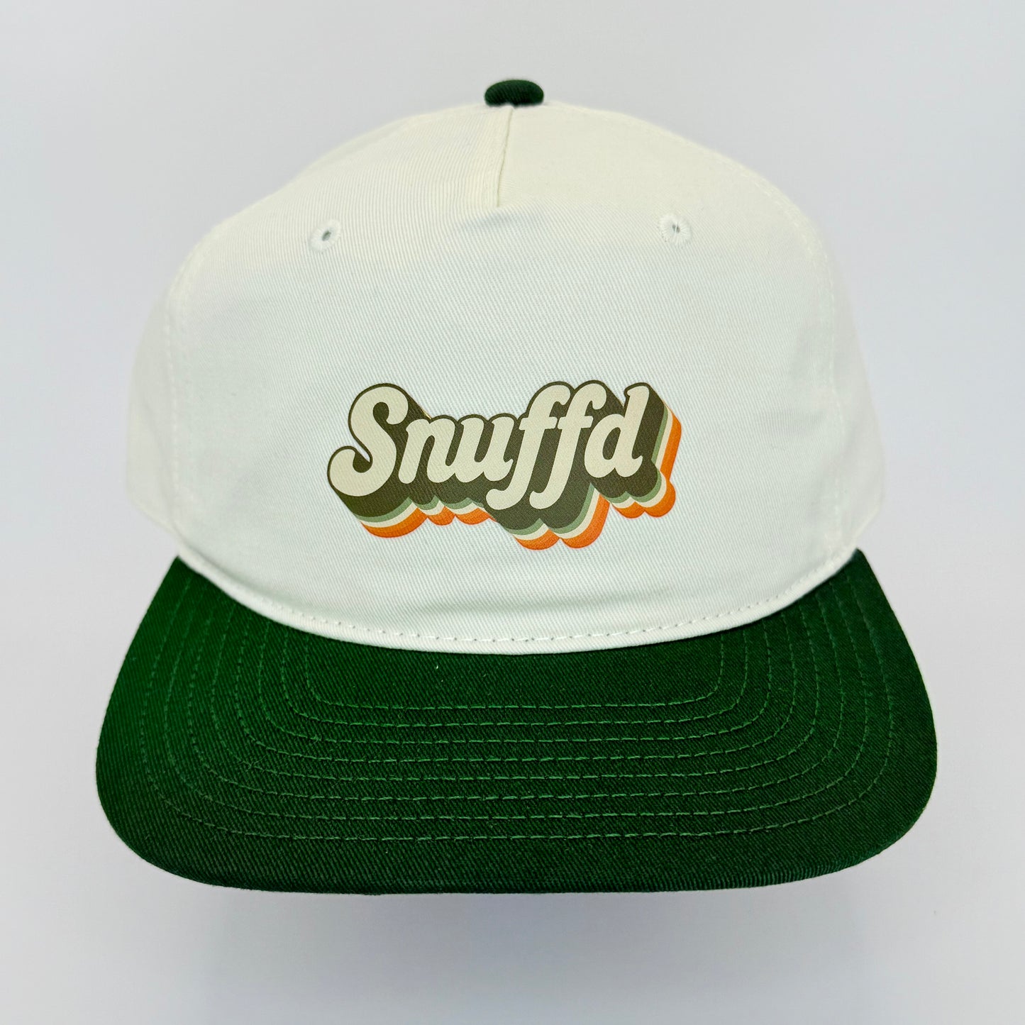 Snuffd Retro Snapback Cap - Outwit University Green