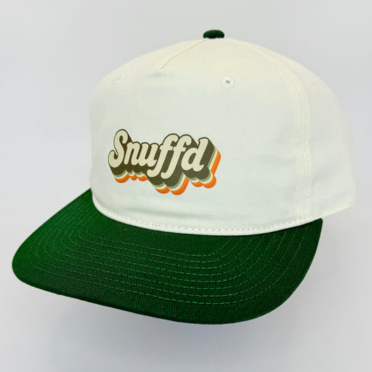 Snuffd Retro Snapback Cap - Outwit University Green