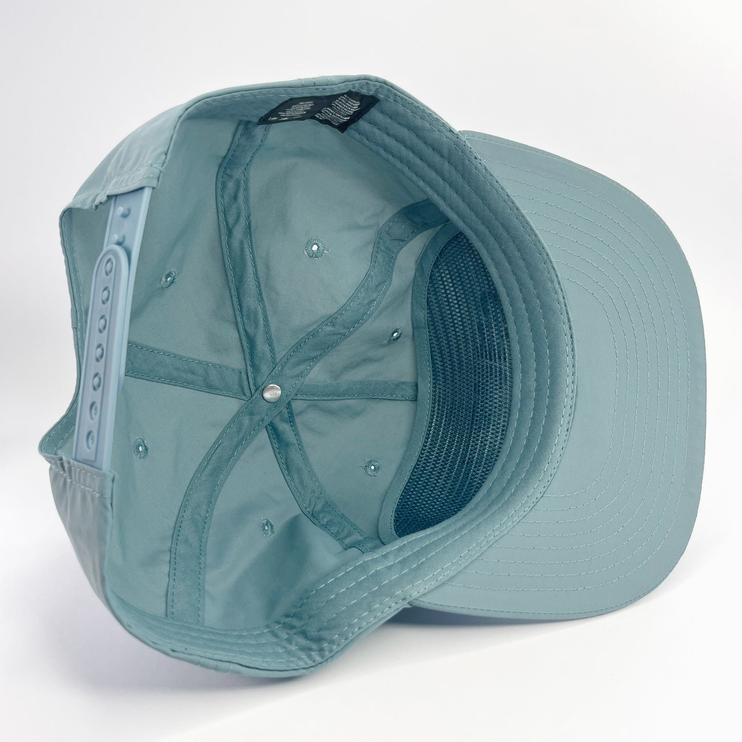 'Samoan Blues' Snuff'd Snapback - Slate Blue